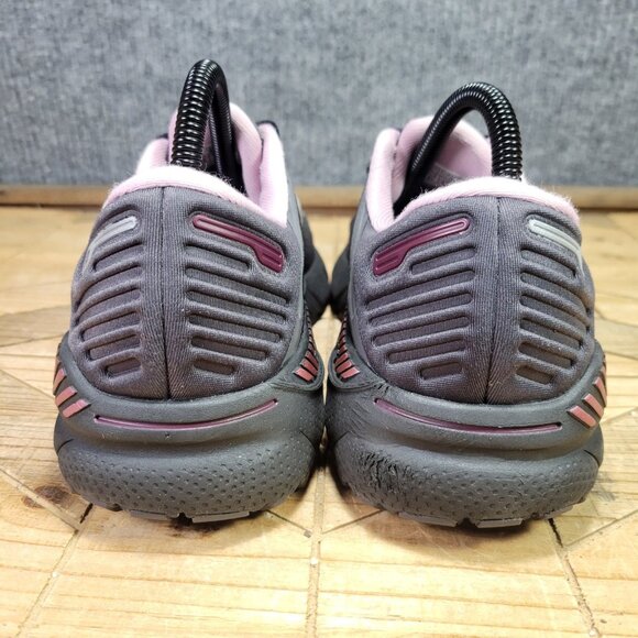 Brooks Adrenaline GTS 22 Women's Size 9.5 B Pearl black Metallic Running Sneaker - Picture 7 of 13